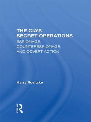 cover image of The Cia's Secret Operations